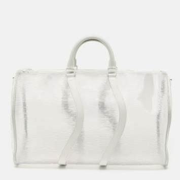 Louis Vuitton Transparent Epi PVC Wavy Keepall Bandouliere 50 Bag