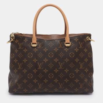 Pre Owned Louis Vuitton Monogram Canvas Pallas MM Bag