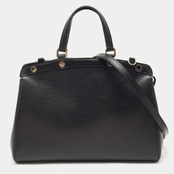 Pre Owned Louis Vuitton Black Epi Leather Brea MM Bag