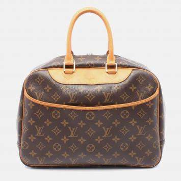 Pre Owned Louis Vuitton Deauville Travel Handbag  Monogram Canvas