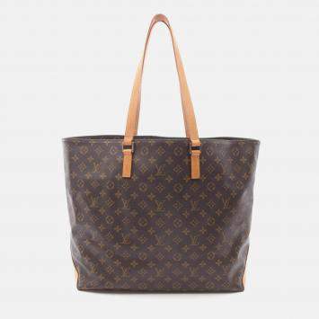 Pre Owned Louis Vuitton Cabas Alto Shoulder Tote Bag  Monogram Canvas
