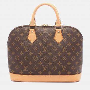 Pre Owned Louis Vuitton Alma PM Monogram Canvas Top Handle Bag