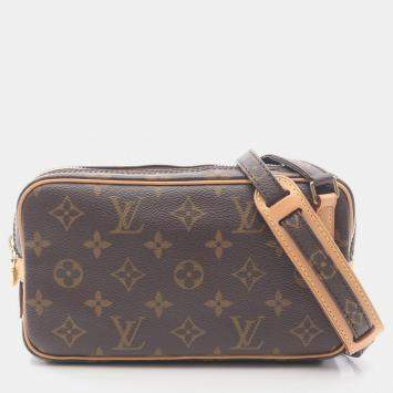 Pre Owned Louis Vuitton Marly Bandouliere Shoulder Bag  Monogram Canvas