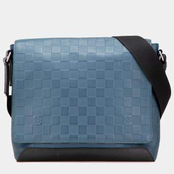 مملوكة مسبقًا Louis Vuitton Blue Damier Infini District PM