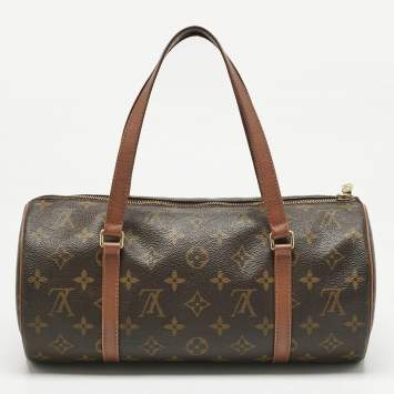 Pre Owned Louis Vuitton Monogram Canvas Papillon 30 Bag