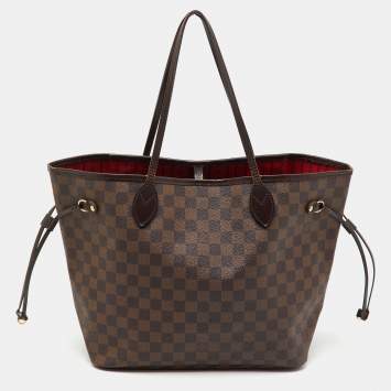 Pre Owned Louis Vuitton Damier Ebene Canvas Neverfull MM Bag