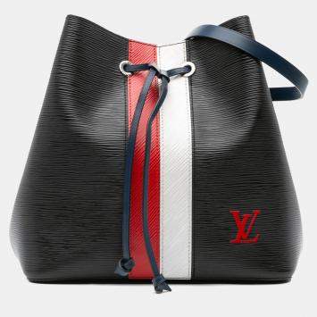 Pre Owned Louis Vuitton Neonoe MM Black Epi Leather Shoulder Bag