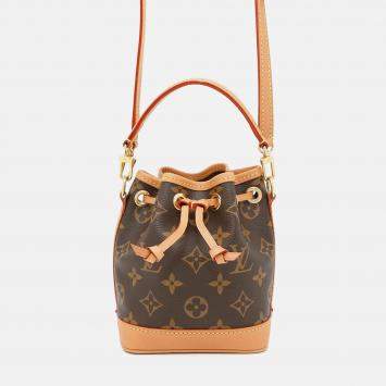 Pre Owned Louis Vuitton Nano Noe Brown Monogram