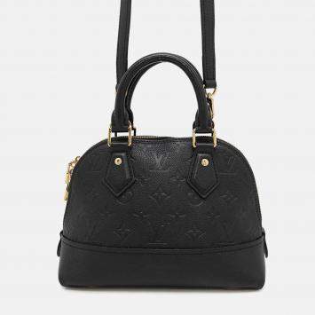Pre Owned Louis Vuitton Neo Alma Noir Monogram Empreinte Leather Size Bb