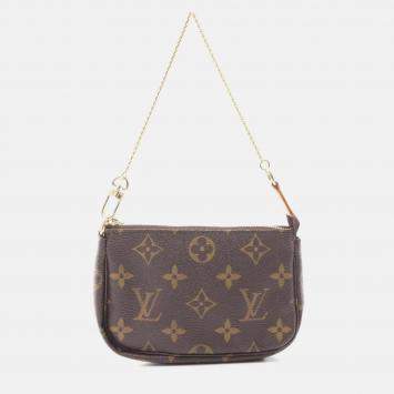 Pre Owned Louis Vuitton Mini Pochette Accessoires Monogram