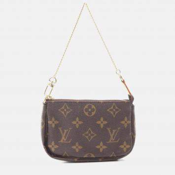 Pre Owned Louis Vuitton Mini Pochette Accessoires Monogram