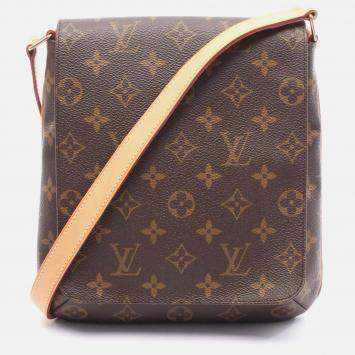 Pre Owned Louis Vuitton Musette Salsa Short Shoulder Bag M51258 Monogram Used Lv Brown