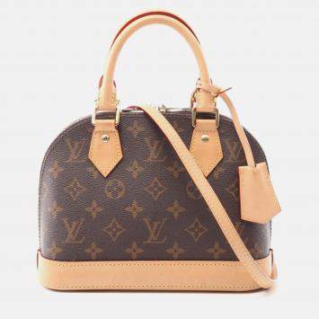 Pre Owned Louis Vuitton Alma Bb Shoulder Handbag M46990 Monogram Canvas Used Women Lv