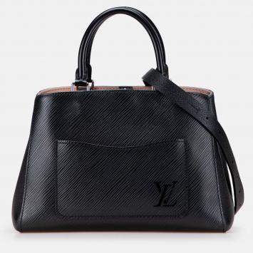 Pre Owned Louis Vuitton Black Epi Marelle Satchel