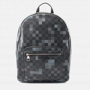Pre Owned Louis Vuitton Black Damier Graphite Pixel Josh