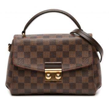 Pre Owned Louis Vuitton Brown Damier Ebene Croisette