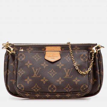 Pre Owned Louis Vuitton Brown Monogram Multi Pochette Accessoires