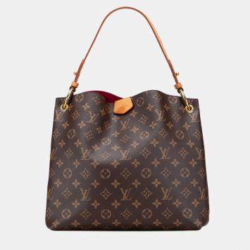 Pre Owned Louis Vuitton Brown Monogram Graceful PM