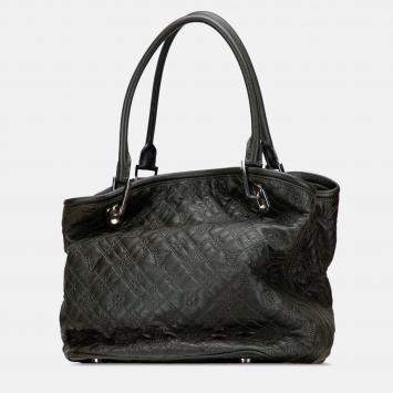 Pre Owned Louis Vuitton Green Monogram Lambskin Antheia Lilia PM