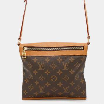 Pre Owned Louis Vuitton Saumur PM Brown Monogram Messenger Bag