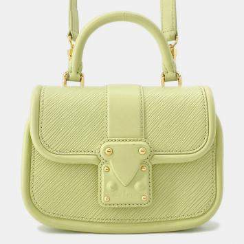 Pre Owned Louis Vuitton Hyde And City Vert Note Epi Leather Shoulder Bag