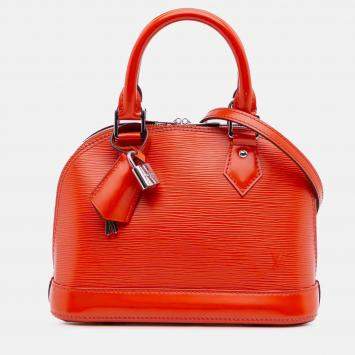 Pre Owned Louis Vuitton Orange Epi Alma BB