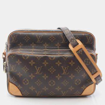 Pre Owned Louis Vuitton Nile Crossbody Shoulder Bag Monogram Canvas