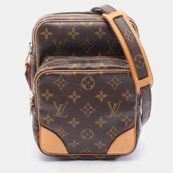 Pre Owned Louis Vuitton Amazon Crossbody Shoulder Bag Monogram Canvas