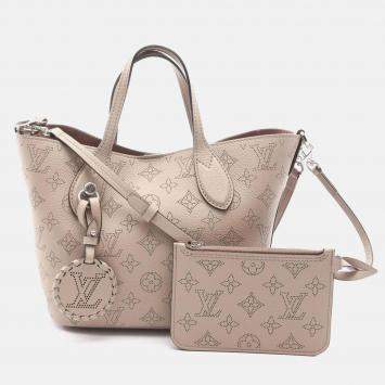 Pre Owned Louis Vuitton Blossom PM Beige/Galle Mahina Leather Tote Bag
