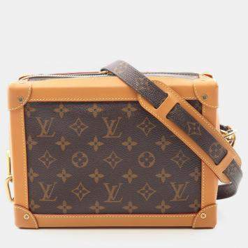 Pre Owned Louis Vuitton Brown Monogram Soft Trunk