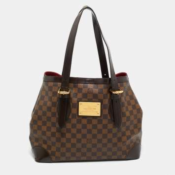 Pre Owned Louis Vuitton Damier Ebene Canvas Hampstead MM Bag