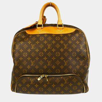 Pre Owned Louis Vuitton Brown Monogram Evasion Travel Bag