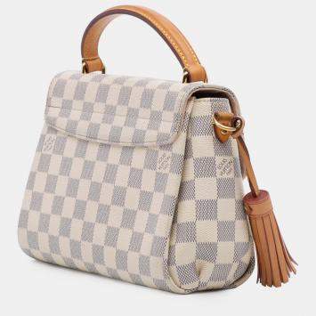 Pre Owned Louis Vuitton White Damier Azur Croisette