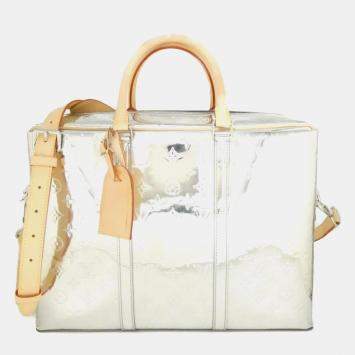 Pre Owned Louis Vuitton Monogram Mirror Neo Porte Document Voyage Handbag