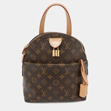 Pre Owned Louis Vuitton Moon Backpack Noir Monogram