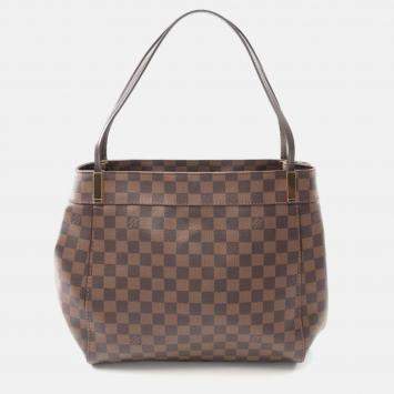 Pre Owned Louis Vuitton Marlyborn Gm Damier Ebene