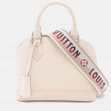 Pre Owned Louis Vuitton Alma BB Quartz Epi Leather Handbag