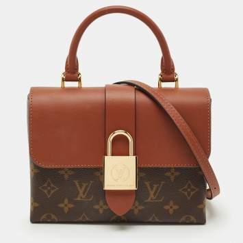 Pre Owned Louis Vuitton Caramel Monogram Canvas Locky BB Bag 