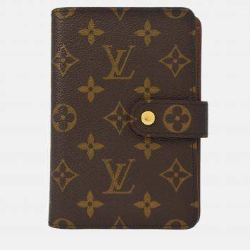 Pre Owned Louis Vuitton Porte Papier Monogram Canvas Wallet