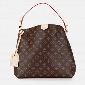 Pre Owned Louis Vuitton Brown Monogram Graceful PM