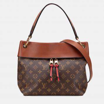 Pre Owned Louis Vuitton Brown Monogram Tuileries Besace