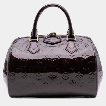 Pre Owned Louis Vuitton Purple Monogram Vernis Montana
