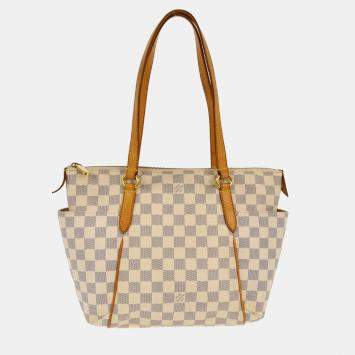 Pre Owned Louis Vuitton Damier Azur Totally PM Tote Bag