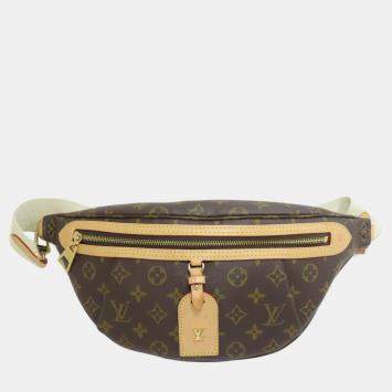 Pre Owned Louis Vuitton High-Rise Brown Monogram Canvas Hip Bag/Waist Bag 