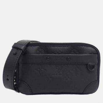 Pre Owned Louis Vuitton Monogram Shadow Alpha Wearable Wallet Shoulder Bag