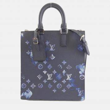 Pre Owned Louis Vuitton Watercolor Monogram Sac Plat Messenger Handbag