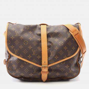 مملوكة مسبقًا Louis Vuitton Samuel 35 Crossbody Shoulder Bag  Monogram Canvas Brown