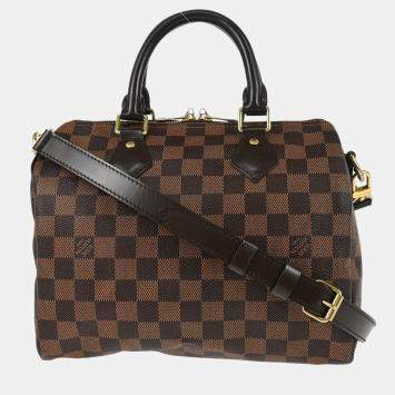 Pre Owned Louis Vuitton Damier Speedy Bandouliere 25 2way Handbag