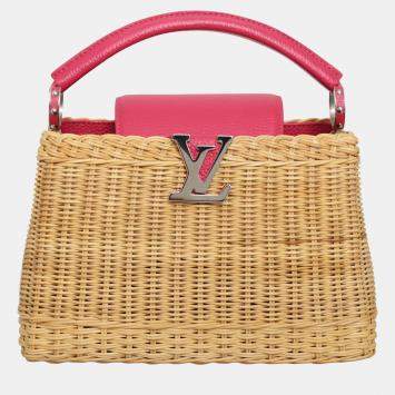 Pre Owned Louis Vuitton Wicker Capucines Bag