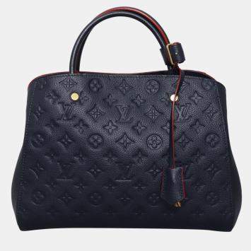 Pre Owned Louis Vuitton Monogram Empreinte Montaigne MM Bag